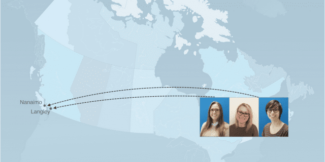 Stagiaires en Colombie-Britannique