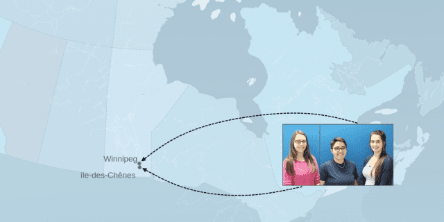 Stagiaires au Manitoba