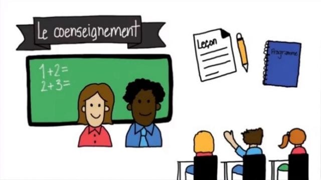 Dessin d'une salle de classe