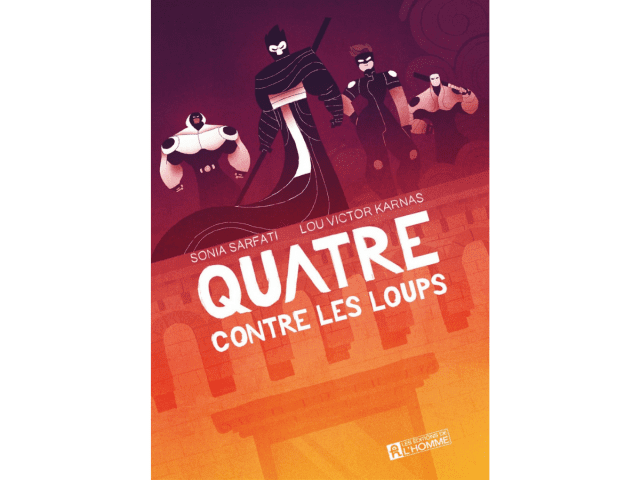 Couverture du livre «Quatre contre les loups»