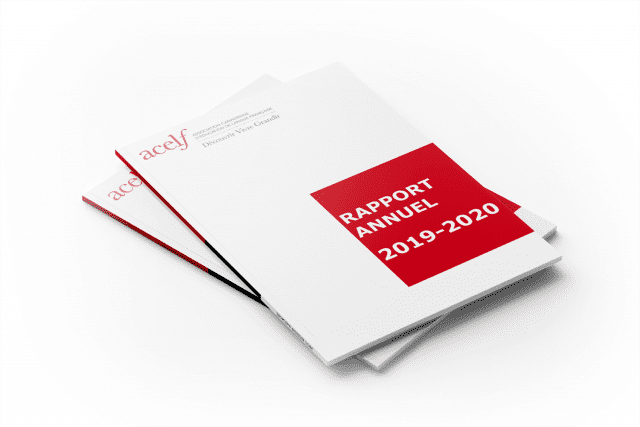 Documents renfermant les derniers rapports annuels de l'ACELF