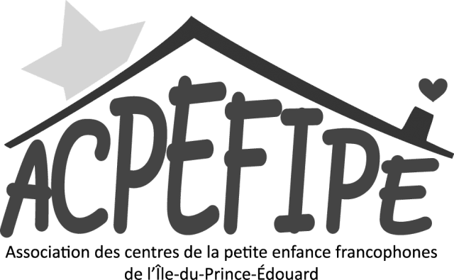 Logo de l'Association des centres de la petite enfance francophones de l'Île-du-Prince-Édouard (ACPEFIPE)