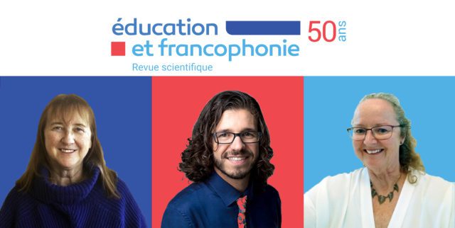 Montage photos de 3 collaborateurs de la revue Science et Francophonie