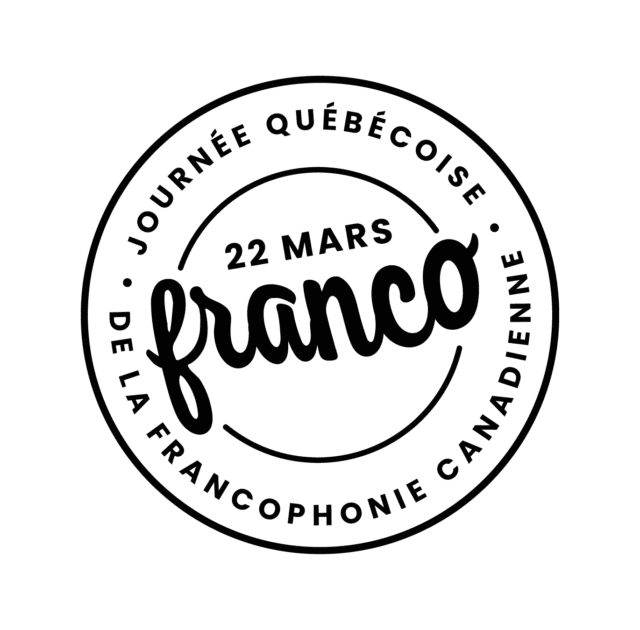 Sceau de la Journée québécoise de la francophonie canadienne